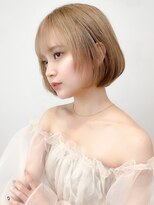 レア 表参道(L'ea)&nbsp;ミディアムヘア暗めカラーグランマッシュデザインカラー