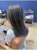 透明感◎レイヤーカットグレージュバレイヤージュ
