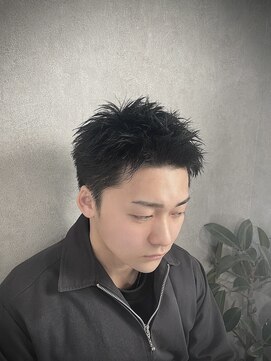 デン 仙台店(DEN) フェザーパーマ/スパイキーショート[榴岡/メンズ/理容室]