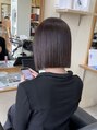 デュールウェスト(Duul West)&nbsp;【まとまる切りっぱなしボブ】パツっとラインが可愛いです◎