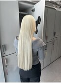 ブリーチ3回から作るホワイトブロンド