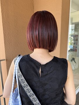 ハピネス 西大寺店(Happiness) サイドバングたっぷりなタンバルモリ/タッセルカット/韓国ボブ