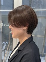 ニコ トウキョウ(nico TOKYO)&nbsp;20代30代前髪なしショートハンサムショート丸みショートレイヤー