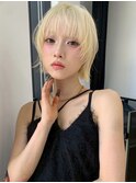 大人可愛い20代30代40代50代ウルフレイヤーボブ丸みショートボブ