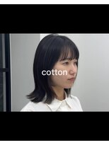 コットン(cotton) 肩ラインボブ