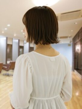 アビエクレール 河内花園(abije claire) 大人可愛いエアリーボブ【河内花園駅】