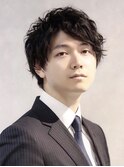 スーツ×スパイラルパーマ モテ髪男子 confidence -MEN'S HAIR-