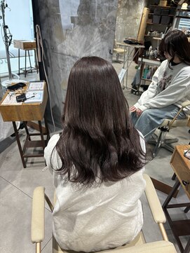 エッセ 大阪梅田茶屋町店(esse) 【梅田】透明感抜群！大人かわいいガーリーなピンクラベンダー