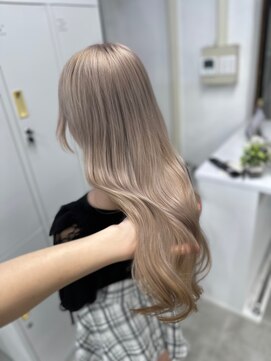 セレーネヘアー 難波店(Selene hair) ミルクティーグレージュ