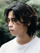 レタッチ バイ フィフス 銀座(RETOUCH by fifth)&nbsp;新橋メンズパーマルーズパーマシャドウパーマセンターパート緩め