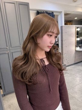 ノエ 心斎橋(Noe) 【Noe心斎橋YUTO】ブリーチなしヘーゼルベージュ/ダブルカラー