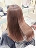 【質感革命】カット＋つるりんちょ。ZERO髪質改善カラー￥21200