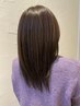 【質感調整】ナチュラルストレート＋カット　￥13200