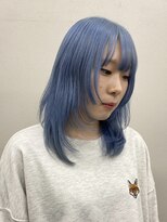 コード 四条河原町駅店(CHORD)&nbsp;ウルフレイヤー/ライトブルー/顔まわり/ハイトーン/京都河原町
