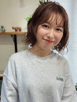 サンチャサロン(sancha salon)&nbsp;抜け感たっぷりラフボブ