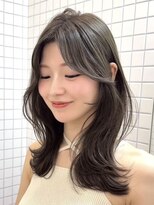 アンアミ オモテサンドウ ザ ツー(Un ami omotesando THE2)&nbsp;くびれヘア/前髪無し/ミディアムヘア/大人ヘア