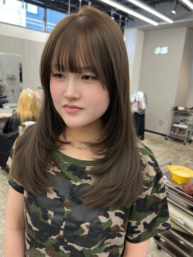 ドットトウキョウ 町田店(dot.tokyo) ダークアッシュ/ミディアムレイヤーカット/町田