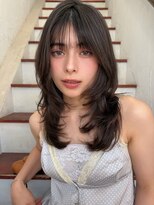 エイチバイシオミエイチ 神戸三宮(H by shiomi H)&nbsp;着物ヘア/大人ガーリー/ダークアッシュ/似合わせカット/三宮元町