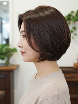 アイスタイル 戸坂店(I STYLE) 50-60代にオススメ★美形シルキーボブ