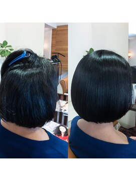 アンバー(umber) ノーアイロンストレート