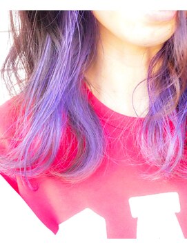 トップス TOPS パープルインナーカラー