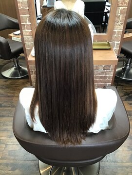 ヘアーサロン光(kou) 30代女性。艶々ロングヘアー
