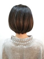 ギフト ヘアーデザイン(gift hair design) ハイライト×ショートボブ