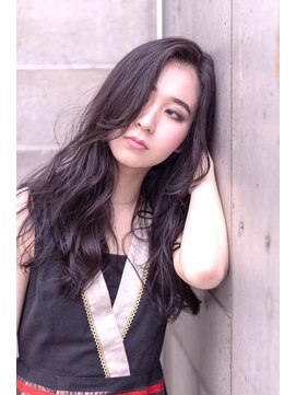 フィックスヘアー 梅田店(FIX-hair) 黒髪ロング！大人かわいい/ニュアンスカラー/フェザーバング