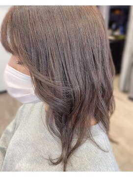 フレンズ 平岡店(friend's) 【札幌平岡  サイドバング×イヤリングカラー】  木村美菜子