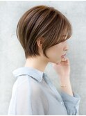 前髪あり大人ショートボブ20代30代40代【AIN.表参道】川原大地