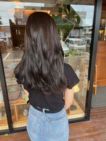 ヘア プロデュース キュオン(hair produce CUEON.)&nbsp;オリーブグレージュ×艶ロング