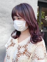 スイート ヘアデザイン(Suite HAIR DESIGN)&nbsp;ブリーチ１回 ラベンダー ミディアム