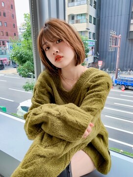 フレア ヘア サロン(FLEAR hair salon) 韓国 ハイトーン エアリーボブ