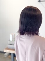 ザデイ(THE DAY) ラベンダー+ピンクの裾カラー