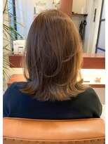 マーリャヘアー(mallia hair) くびれ外はねミディアム