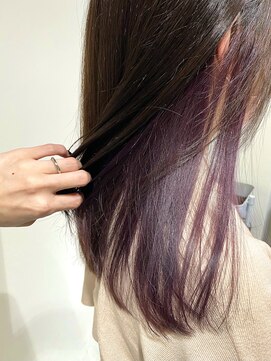 インスヘアー 梅田(INCE HAIR) inner color × pink lavender