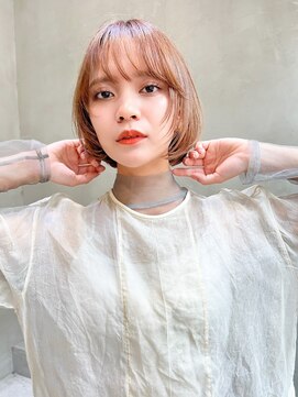 レニーバイエース(LANY by ACE) 【ACE 横浜】マッシュボブ×ピンクブラウン