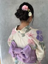 アーサス ヘアー デザイン 上越店(Ursus hair Design by HEADLIGHT)&nbsp;浴衣着付けとヘアアレンジ