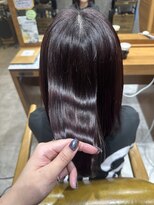 ブレス 横浜(bless) 髪質改善×ボルドーカラー