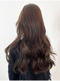 ベージュロング_グレーベージュレイヤーロング_ba464621
