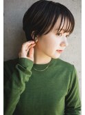 刈り上げ女子/アンニュイボブ/大人ショートボブ/刈り上げボブ