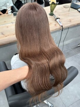 ベレーザ 渋谷(BELEZA) 9044ブリーチなしダブルカラーミルクティーアッシュワンホンヘア