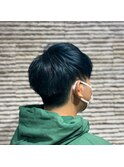マッシュショートケアブリーチダブルカラー