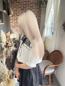 髪屋 紬 【Chu】ハイトーン/ミルクティーベージュ/ホワイトベージュ/韓国