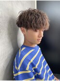 MEN'S HAIR カルマパーマ ダークアッシュ ニュアンスパーマ