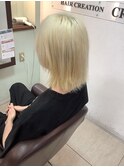 メンズカット ブロンドカラー