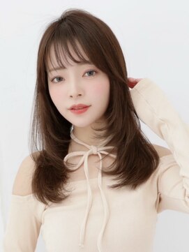 ネオリーブカップ 町田店(Neolive capu) レイヤーカット　デザインカラー/フェイスフレーミング/町田