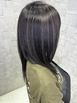 ゼル 郡山駅前(ZELE) ダークグレージュ×シルバーグレージュハイライト