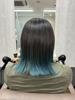 テーラヘアー 稲毛店(TELA HAIR)&nbsp;アッシュブルーバレイヤージュ