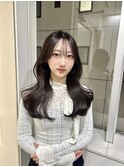 レイヤーカット くびれ巻き ココアブラウン